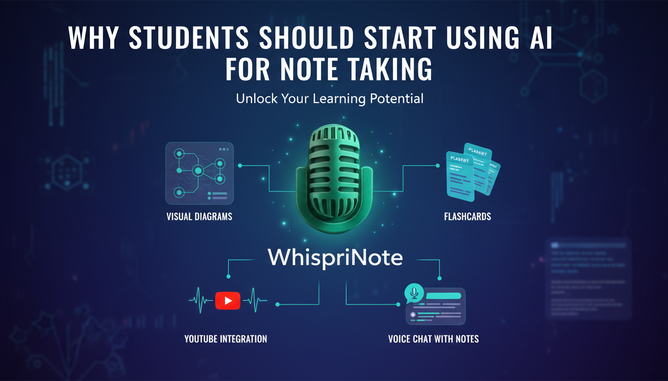 Why Students Should Start Using AI for Note Taking?