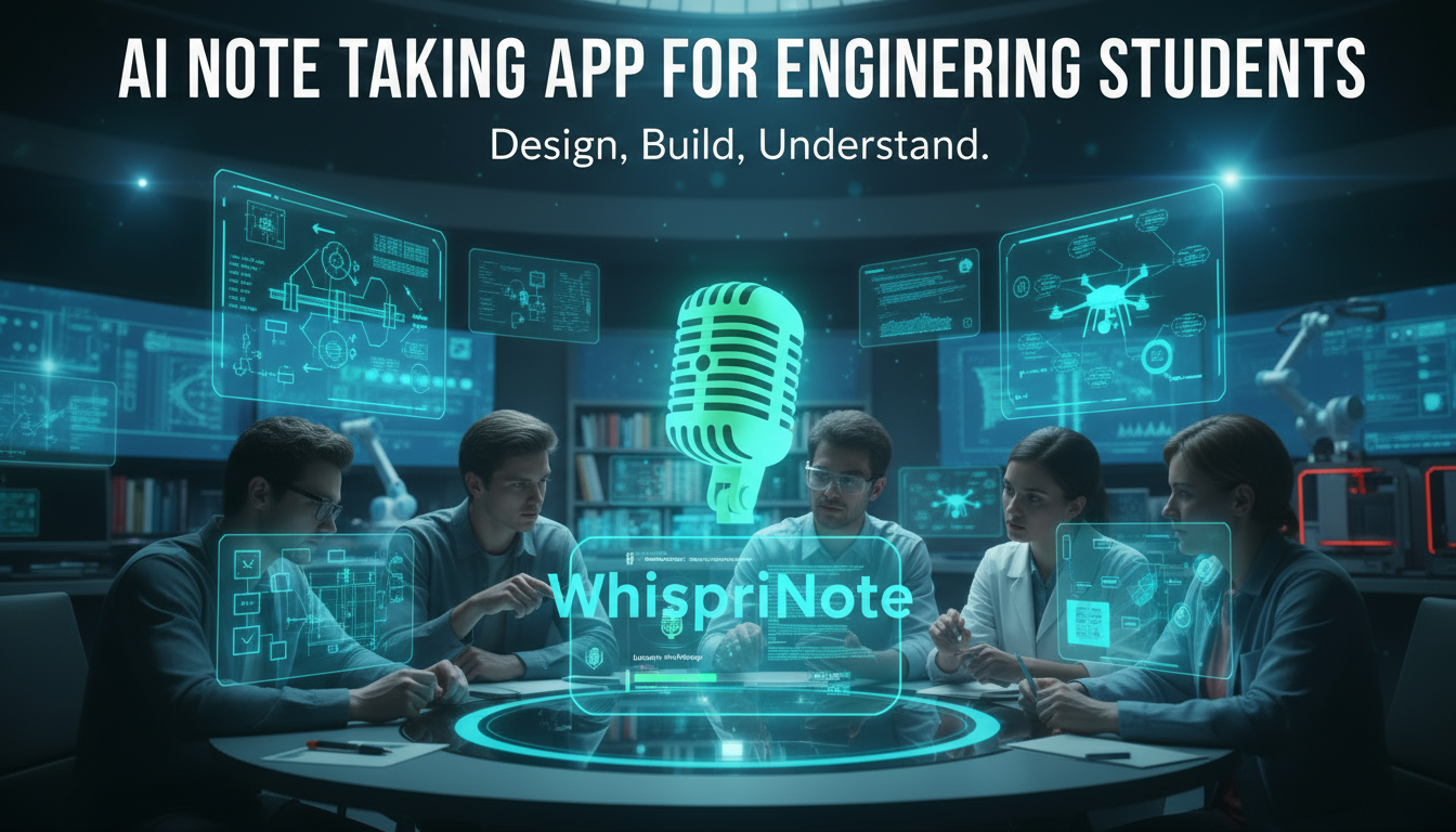 The Best AI Lecture Note Taker for Engineering Students