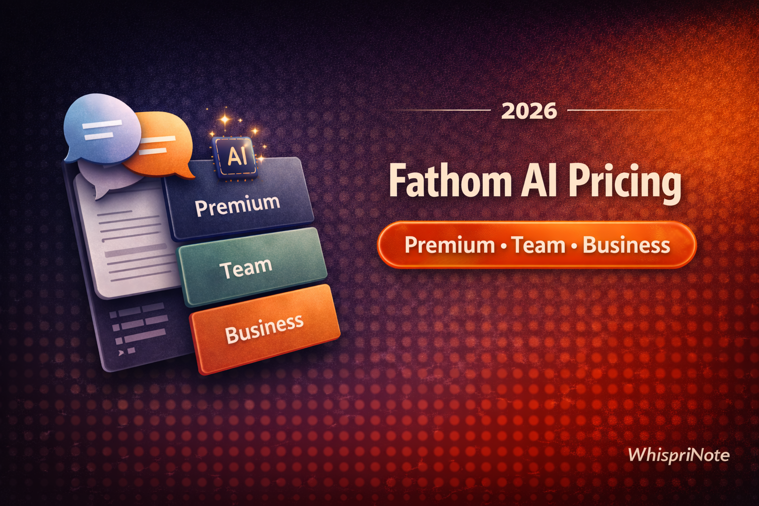 Fathom AI Pricing (2026): Premium vs Team vs Business