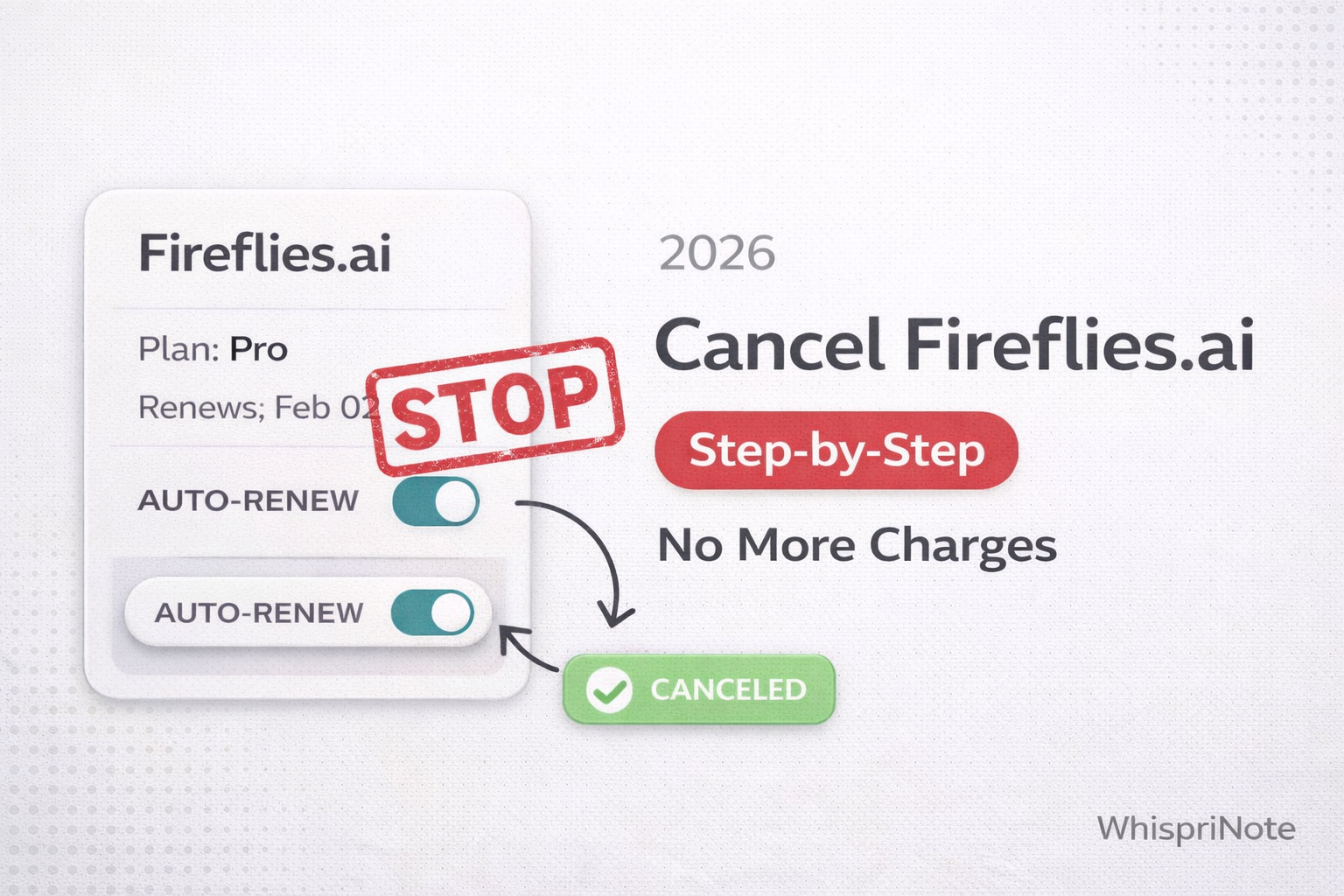 How to Cancel Fireflies.ai Subscription (2026): Step-by-Step