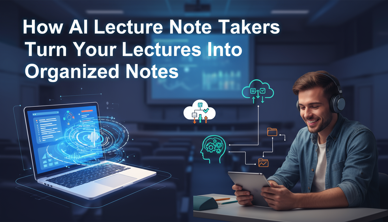 How AI Lecture Note Takers Turn Your Lectures Into Organized Notes