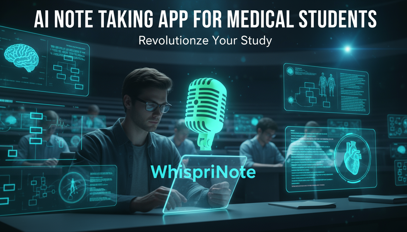 AI Note Taking App for Medical Students
