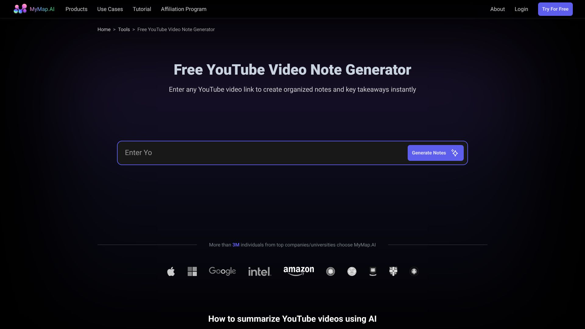 MyMap.ai interface showing AI-generated mind maps and diagrams