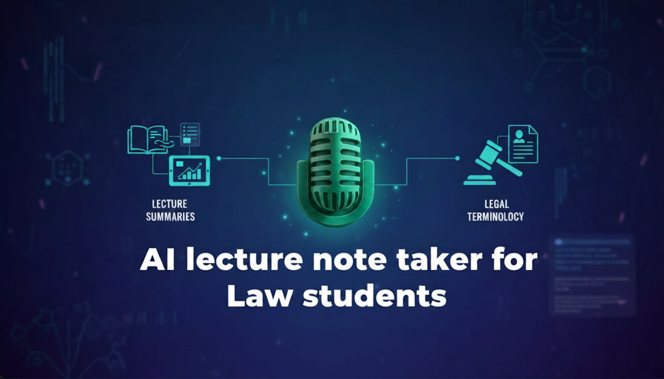 AI lecture note taker for Law students