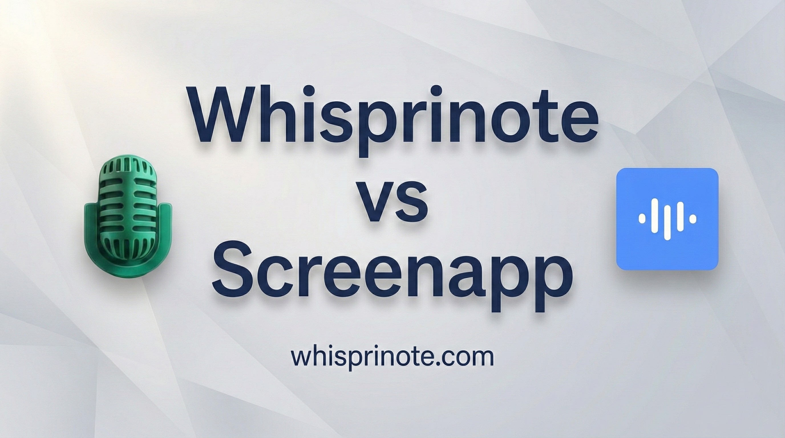 WhispriNote vs ScreenApp: Which AI Tool Do You Actually Need?