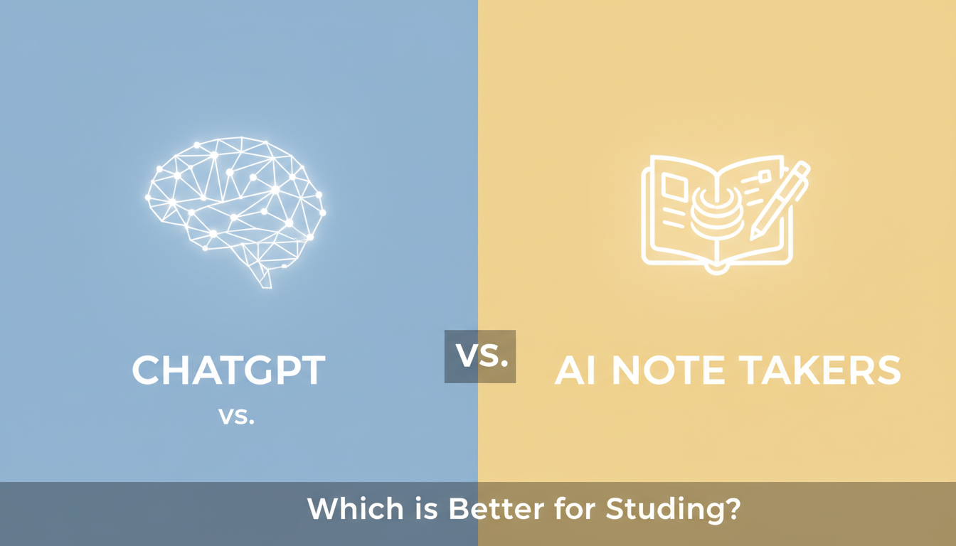 ChatGPT for Students vs. AI Note Takers: Which is Better for Studying?
