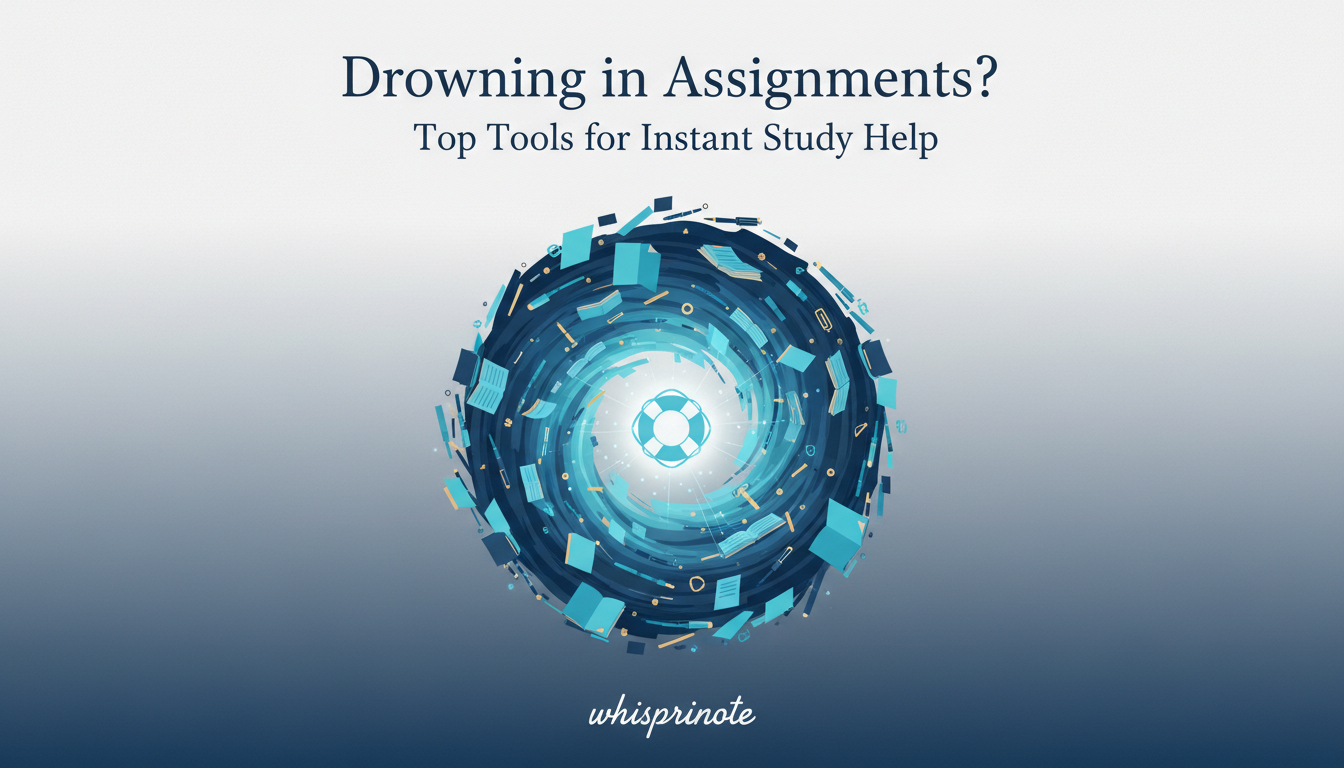 Best Tools for Instant Study Help: Stop Drowning in Assignments