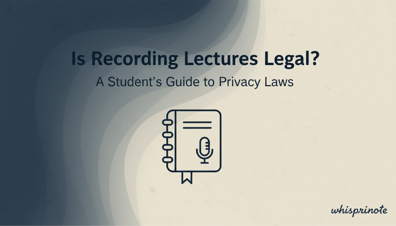 Is Recording Lectures Legal? A Student Guide to Privacy Laws